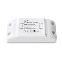 Interrupteur intelligent Tuya double mode 2,4 GHz WiFi BT 10A, contrôle par application Alexa Google Assistant, appareil d'automatisation de la maison intelligente, bleu/rouge/vert