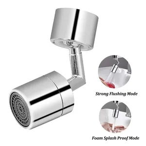 Universal Faucet Movable Tap 720 Degree Rotating Tap Filter Tip Water Bubbler Faucets Anti-Splash Economizer Bathroom Supplies