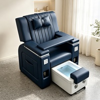 Fauteuil de beauté multifonctionnel pour manucure, pédicure, massage électrique, bain de pieds et soin des ongles