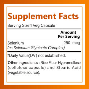 Supplément de sélénium de qualité supérieure 200 capsules Support antioxydant Supplemt pour femmes et hommes Capsules de sélénium - Product Image 3