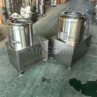 Petite Machine à Laver et à Éplucher la Peau de Pomme de Terre Taro Irlandaise Douce en Acier Inoxydable, Industriel, Automatique, Électrique, 10kg 20kg