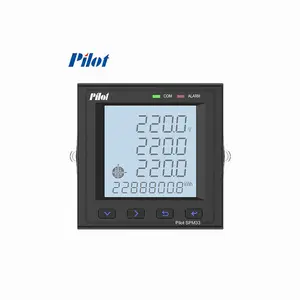 Pilot SPM33 Modbus RS485 digital output multifunction power meter para medidores de energia inteligentes do sistema de distribuição do data center