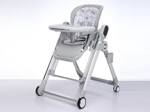 <span class=keywords><strong>Silla</strong></span> Alta para Bebé, <span class=keywords><strong>Reclinable</strong></span>, para Sentarse y Moverse, <span class=keywords><strong>Silla</strong></span> de Alta Gama con Bandeja Doble Multifuncional - Product Image 2