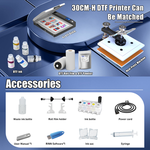 Miễn Phí Vận Chuyển Mỹ Kho Kỹ Thuật Số A3 + Dtf Máy In Phun Xp600 Pet Phim 13Inch 33Cm Dệt T Áo Sơ Mi Máy In Với Lò Nướng - Product Image 5