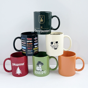 Taza de Cerámica Esmaltada de Color Sólido de 11 oz |   Logotipo Personalizado Disponible |   Opciones Multicolores |   Taza para Café y Té Apta para Lavavajillas y Microondas - Product Image 3