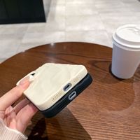 Nouvelle coque froissée givrée de couleur unie antichoc de haute qualité pour iPhone 15 14 13 16 Pro XS Max XR couverture arrière de protection de téléphone