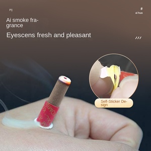 Directo de fábrica Pure Moxa Granules Autoadhesivo Mini Moxibustión Columna Caja Micro-Smoke Moxibustión Pasta Cuidado DE LA SALUD - Product Image 3