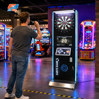 Machine de jeu de fléchettes électronique numérique commerciale à monnayeur, multi-joueurs, pour compétition, à vendre