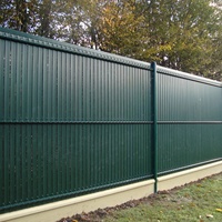 Kit d'occultation en PVC de 1,73 m de hauteur x 2,50 m de long avec panneaux rigides pour clôtures de jardin et de ranch