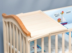 Rắn đa chức năng giường em bé Nôi cũi trẻ sơ sinh cũi trẻ em bằng gỗ Giường trẻ em - Product Image 3