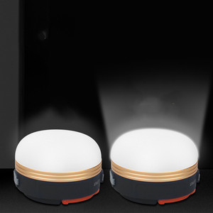 Lampe de camping LED rechargeable par USB, portable, pour tente extérieure, avec base magnétique, étanche, batterie 1800 mAh - Product Image 4