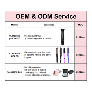 5 en 1 Interchangeable Cheveux <span class=keywords><strong>Fer</strong></span> À Friser Curl Baguette Curling Ensemble LCD Affichage Marque Privée Cheveux Bigoudi Rouleau Brosse Chaude Peigne Outils - Product Image 4