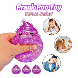 Regalos Promocionales Novedosos, Pelota Antiestrés de TPR con Purpurina en Forma de Popó, Juguetes para Estirar y Apretar, Recuerdo de Fiesta para Niños - Product Image 3