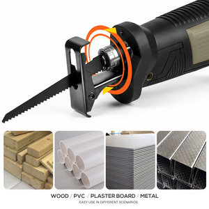 Sierra Recíproca Eléctrica YSONIC de 7 Amperios con Mango Giratorio de 360° y 5 Hojas de Sierra para Cortar Madera, Metal, Láminas y PVC - Product Image 3