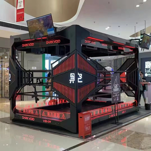 New Large Indoor/Outdoor VR <strong>Multiplayer</strong> <strong>4</strong> Players Shooting Game Platform with Metal VR Space Adventure Machine - Product Image 1