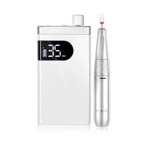 Perceuse à ongles sans fil 35000 tr/min, électrique, haute vitesse, rechargeable, en plastique, portable, machine de polissage pour manucure, pour usage en salon de manucure - Product Image 2