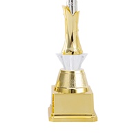 Nouveaux trophées en plastique personnalisés avec logo pour événements sportifs, réunions annuelles créatives, récompenses, compétitions de basketball et de football, gravure gratuite