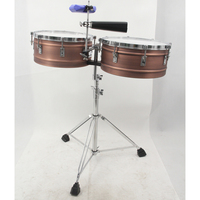 Drum Timbale Besi Produksi Baru untuk Pertunjukan Dewasa, Instrumen Perkusi Latin Universal, Bassoon Tambali Drum untuk Konser