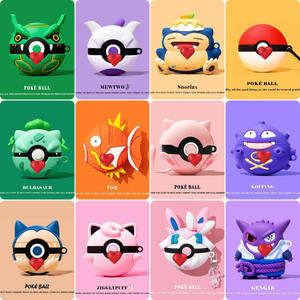 厂家直销 3D 卡通可爱耳机套 适用于 Airpods Pro 3 2 1 第四代硅胶保护耳机套 - Product Image 1