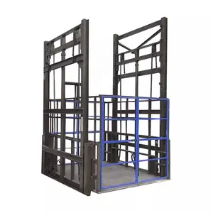 Disesuaikan tinggi 1-5 ton kargo lift platform hidrolik gudang kecil kargo lift harga