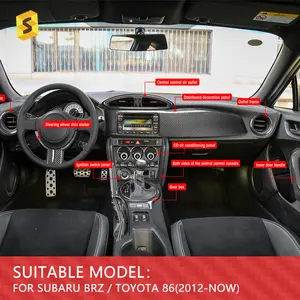 Es Hele Set Koolstofvezel Auto Interieur En Exterieur Accessoires Koolstofvezel Auto Decoratieve Voor Subaru