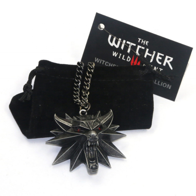Wolf Head The Witcher Jewelry The Wizard Wolf Head Pendant
