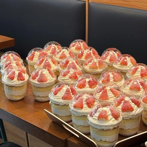 ถ้วยเค้กครีมผลไม้รูปตัวยูแบบใช้แล้วทิ้ง รส<span class=keywords><strong>แมง</strong></span>โก้โอรีโอ แฟตบ็อบคัพ 360 มล. - Product Image 5