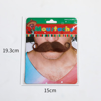 Faux moustaches auto-adhésif nouveauté fausse barbe Pirate détective moustaches autocollants mascarade Halloween fête fournitures