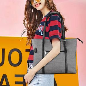 Sac à bandoulière moderne pour ordinateur <span class=keywords><strong>portable</strong></span> de <span class=keywords><strong>15</strong></span> <span class=keywords><strong>pouces</strong></span>, imperméable, avec logo personnalisé, pour femmes, avec port USB - Product Image 6