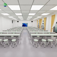 Table de laboratoire scolaire pour les études de chimie, de microbiologie, de physique et de biologie avec surface en résine époxy