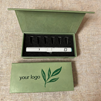 Étui portable magnétique pour stylos, organiseur de voyage pour applicateurs cosmétiques, boîte de rangement de luxe à coque rigide avec mousse protectrice