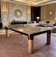 Mesa de Ping-Pong Minimalista Italiana de Alta Gama, Diseño Creativo para Espacios Recreativos de Villas de Lujo
