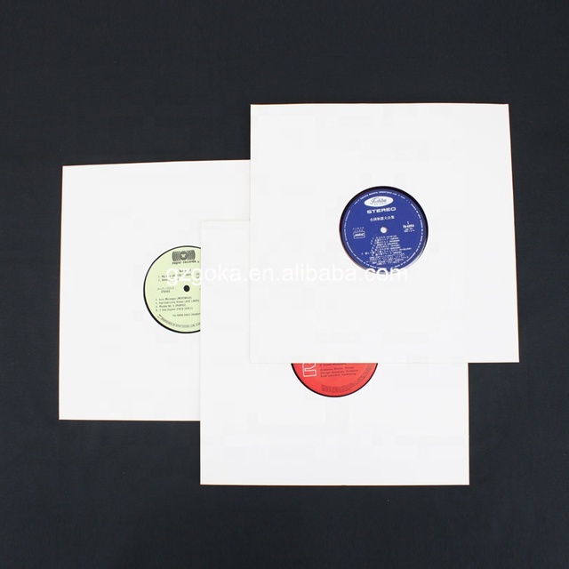 400G Cardboard LP Jacket with or Without Hole 10pcs Pack Protect Records