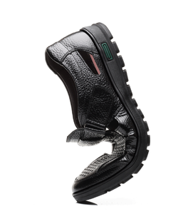 Sandales d'été décontractées pour hommes en cuir véritable grande taille à bout fermé, respirantes et ajourées - Product Image 6