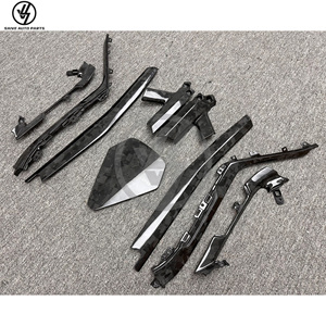 Kits Interiores de Fibra de Carbono Forjada con Acabado Brillante en Sarga, Complementos para Lamborghini Huracán LP580 LP610 2014-2018, Ajuste Preciso 1:1 - Product Image 3