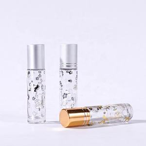 Индивидуальный Логотип, многоразовый флакон с роликом для парфюма, флакон с цветочным принтом, 10 мл, с алюминиевой крышкой - Product Image 2