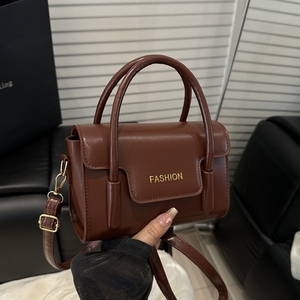 2026 New Fashion Letter Print Mini <strong>Handbag</strong>, Women's <strong>Small</strong> Tote Crossbody Bag with Adjustable Strap, Casual <strong>Black</strong> Shoulder Purse - Product Image 2