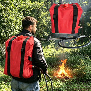 Sac à dos d'incendie robuste en PVC thermosoudé Oxford, kit anti-incendie, imperméable, pour pompiers, sac à <span class=keywords><strong>eau</strong></span> pour forêt, 20L, pompe à <span class=keywords><strong>eau</strong></span> pour incendie forestier - Product Image 2