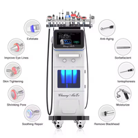 Appareil de beauté de précision pour l'élimination des imperfections, machine de nettoyage du visage 11 en 1, équipement de microdermabrasion pour salon de beauté