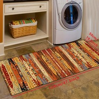 Bohemian Style Runner Rug Runner Mat Home Decoration Kitchen Rugs Entryway Hallway Bedroom Carpet Welcom Floor Mat Laundry