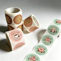 Étiquette personnalisée, autocollante, imperméable, logo de marque, impression d'étiquettes en vinyle
