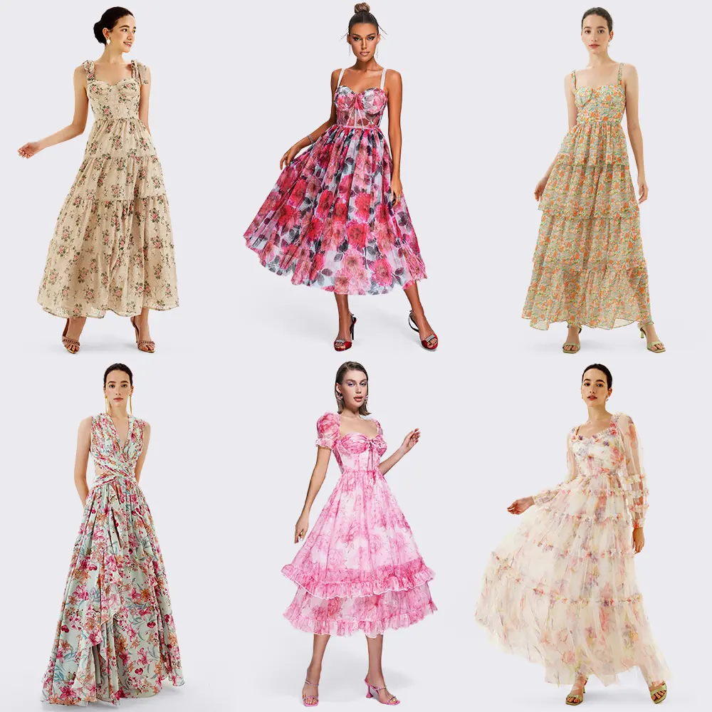 Модное модное платье Vestidos Ropa Mujer на заказ, женская одежда, оптовая продажа, элегантное пляжное Длинное свободное летнее Повседневное платье макси