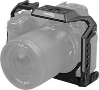   Cage en alliage d'aluminium pour appareil photo Nikon Z5 / Z6 / Z7 / Z6II / Z7II avec rail NATO intégré et support griffe froide pour