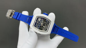 Montre mécanique pour homme de qualité supérieure avec boîtier à double ressort amélioré, engrenage visible, fermoir pliant dernière version - Product Image 3