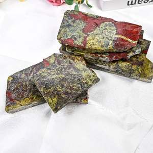 Venta al por Mayor de Losas de Sangre de Dragón Talladas a Mano, de Alta Calidad, Estilo Bohemio, Forma Irregular, Decoración para el Hogar - Product Image 2