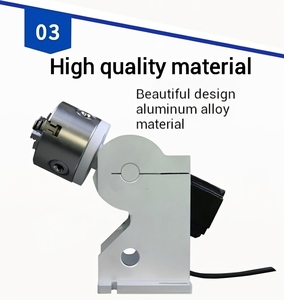 Nouvelle pièce détachée pour machine de marquage laser à fibre Hualong, axe rotatif pour machine de gravure laser avec garantie d'un an - Product Image 4