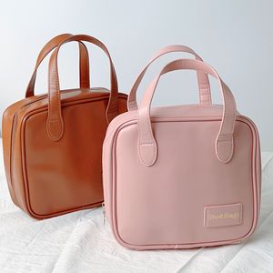 Shell Bags <b>Makeup</b> Bag Large Capacity Portable Square Cosmetic <b>Case</b> for Women Everyday Use - Product Image 1