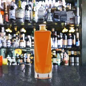 Bouteille de spiritueux de 500 ml avec logo personnalisé, bouteille de <span class=keywords><strong>tequila</strong></span> en verre de luxe super flint - Product Image 5