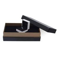 Boîte à bijoux en bois Everly White, organisateur de rangement pour bijoux