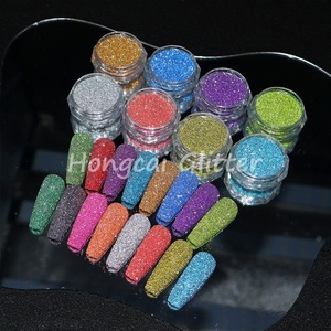 Số lượng lớn tốt Flash kim cương Prismatic bột long lanh 15 màu sắc móng tay phản chiếu long lanh bột - Product Image 3